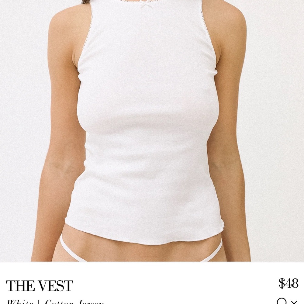 Elegant White Tank Top